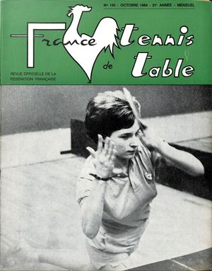 1964 10 193 FRANCE TENNIS DE TABLE