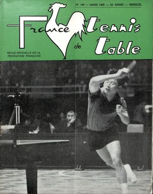 1965 03 198 FRANCE TENNIS DE TABLE