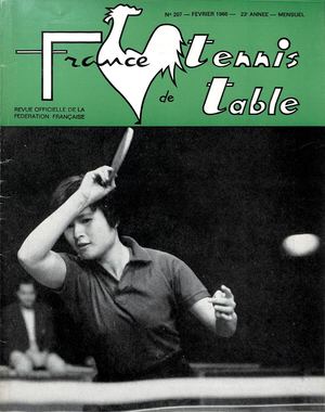 1966 02 207 FRANCE TENNIS DE TABLE