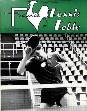 1966 07 08 09 211 FRANCE TENNIS DE TABLE