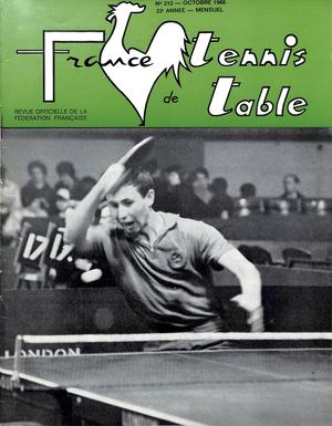 1966 10 212 FRANCE TENNIS DE TABLE