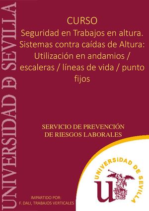 Curso Seguridad En Trabajos De Altura