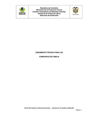 Comisarias De Familia - Icbf