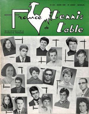 1668 03 225 FRANCE TENNIS DE TABLE