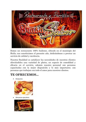 restaurante brasa y sabor