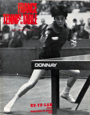 1974 01 284 FRANCE TENNIS DE TABLE