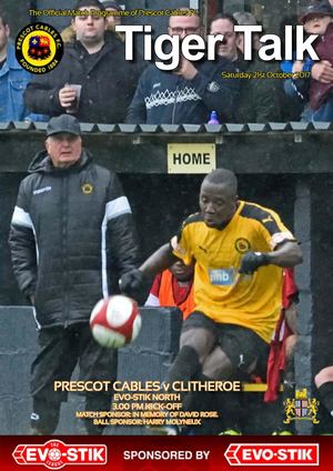Prescot Cables v Clitheroe, 21/10/17