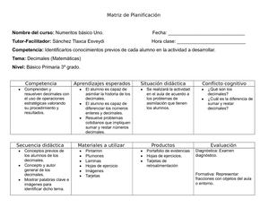 Planificación Por Competencias