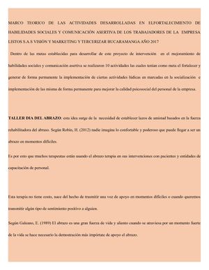 PreseFORTALECIMIENTO DE HABILIDADES SOCIALES Y COMUNICACIÓN ASERTIVA DE LOS TRABAJADORES DE UNA EMPRESA TEMPORAL DE EMPLEOS  ntacion Calameó