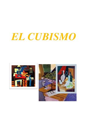 EL CUBISMO
