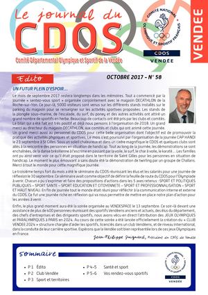 Journal du CDOS - Octobre 2017 - N°58