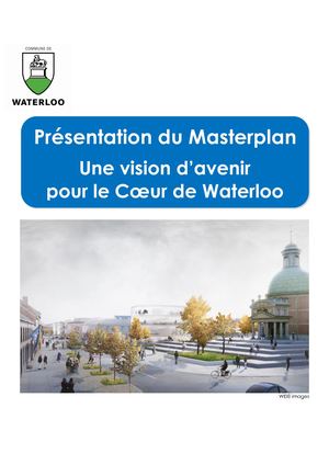 Masterplan: résumé