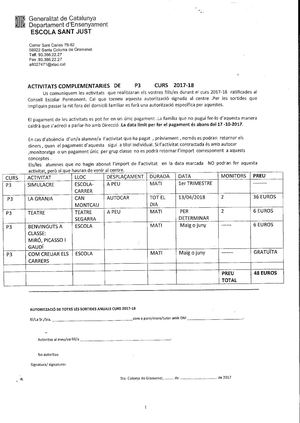 Activitats Complementaries P3