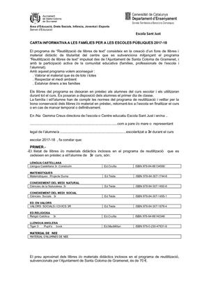 LLIBRES A LES FAMILIES 3 R