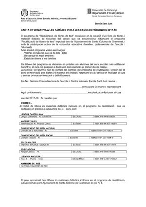 LLIBRES A LES FAMILIES 4 T