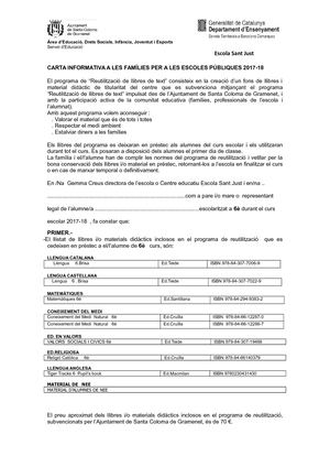 LLIBRES A LES FAMILIES 6-É.