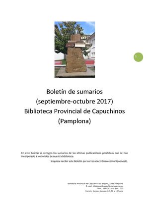 Boletín de sumarios (septiembre-octubre 2017)