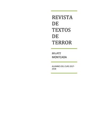 Revista De Textos De Terror 2017