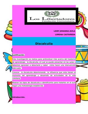 Discalculia
