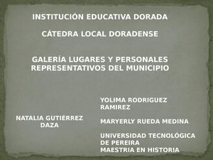 Galería Catedra Doradense