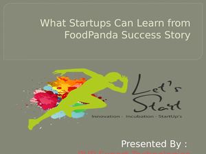 What Startups Can Learn From Food Panda Success Story