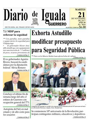 Diario De Iguala Martes 21 De Noviembre De 2017
