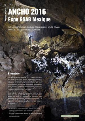 Ancho 2016 Expe Mexique