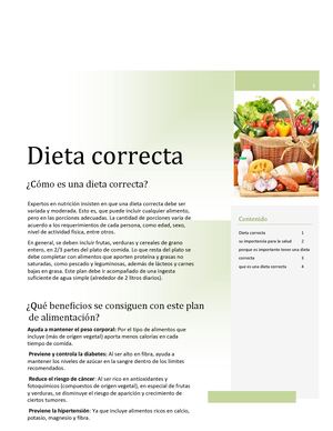Dieta Correcta