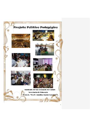 Projeto Político Pedagógico  2017