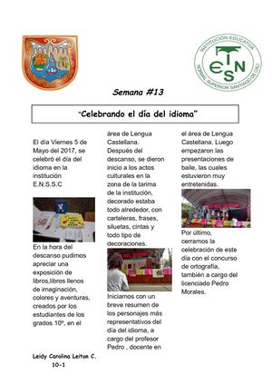 Semana #13