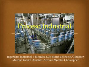 Proceso Industrial