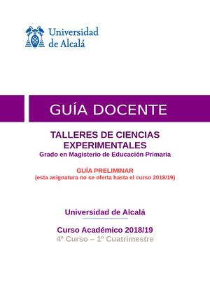 Talleres Ciencias Experimentales
