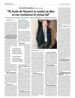 Entrevista Xulio López Valcárcel