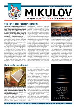 Zpravodaj města Mikulov 21/2017