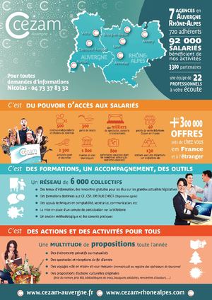 Affiche Cezam Aura 2018 Auvergne