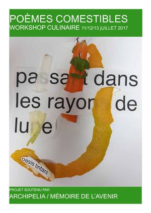 Les Poèmes Comestibles en famille