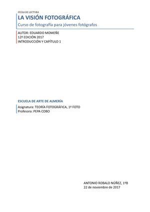 La visión fotográfica I+1 docx