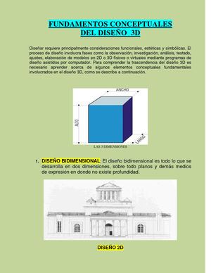 Fundamentos Conceptuales Del Diseño 3d