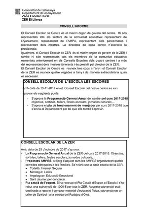 Consell Informe 1r Trimestre