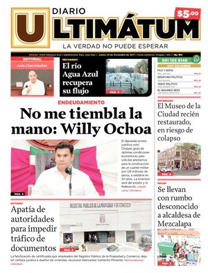 Ultimátum Chiapas, 23 Noviembre 2017