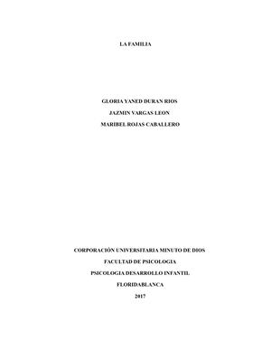 Actividad 1 La Familia