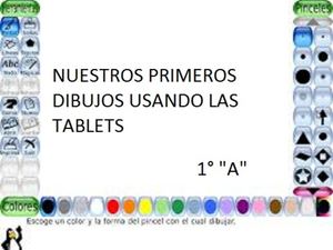Primeros dibujos en tablets