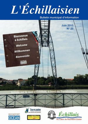 Bulletin municipal de Echillais - juin 2015