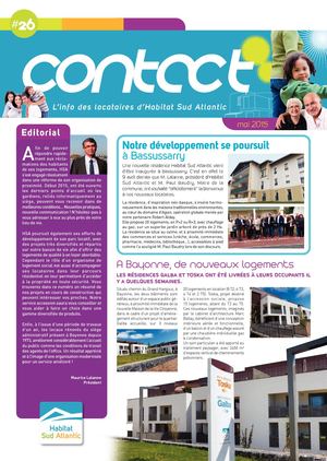 Contact, la lettre d’information des locataires #26