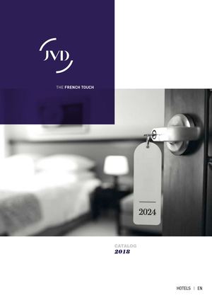 Jvd Catalogue 2018 Hotelerie En Web