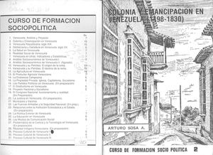 1 Colonia Y Emancipación En Venezuela 1498 1830 Arturo Sosa