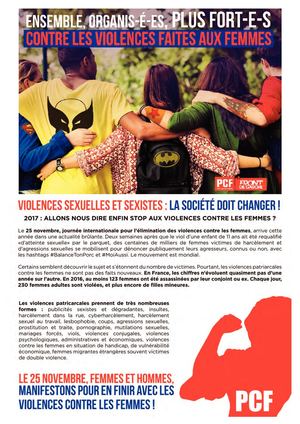 Ensemble contre les violences faites aux femmes