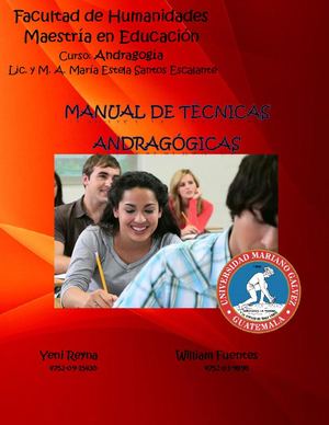 Tecnicas Andragógicas