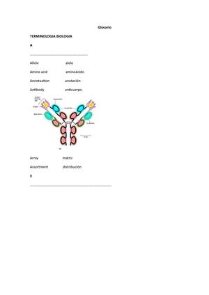 Glosario Terminologia