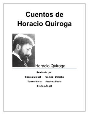 Cuentos De Horacio Quiroga